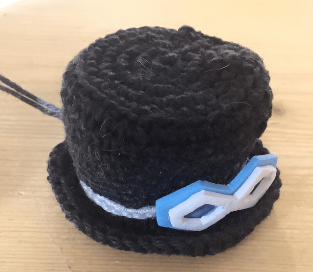 Porte clé "Pirate chapeau noir"