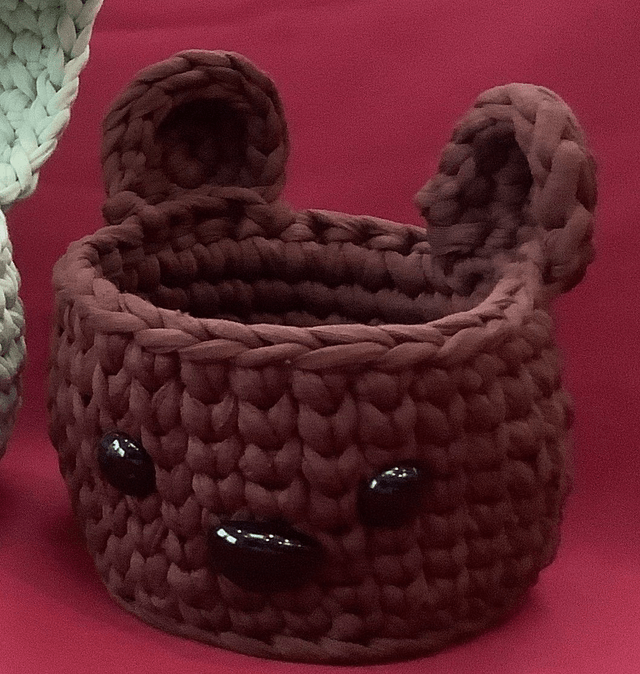 Corbeille animaux " L'ourson"