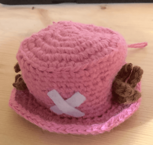 Porte clé Chapeau pirate rose