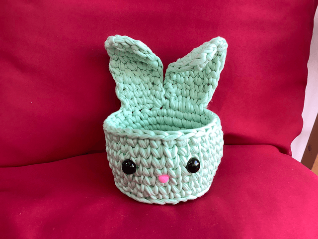 Corbeille animaux &quot; Le lapin&quot;